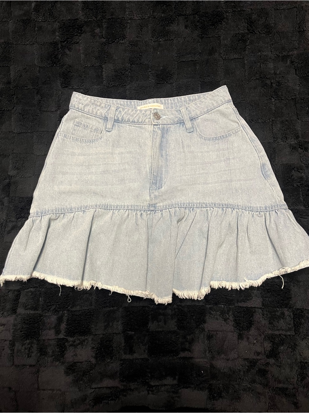 Pookie & Sebastian Denim Mini Skirt Women’s M